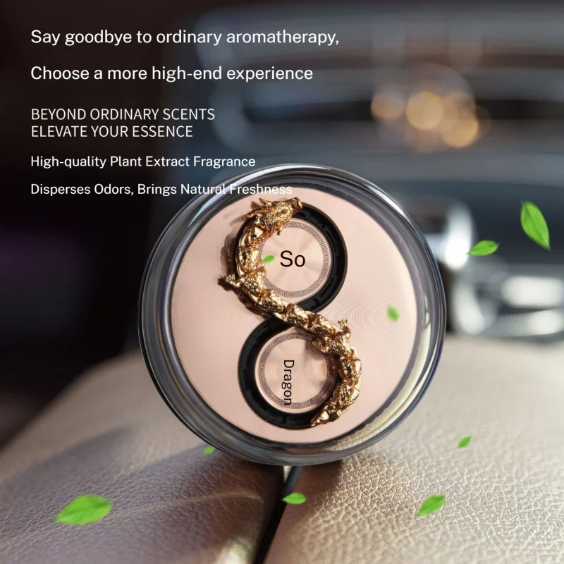 Car Air Freshener Perfume Fragrance Air Outlet Decoration Dragon High-end Dynamic Car Ornaments Aromatherapy