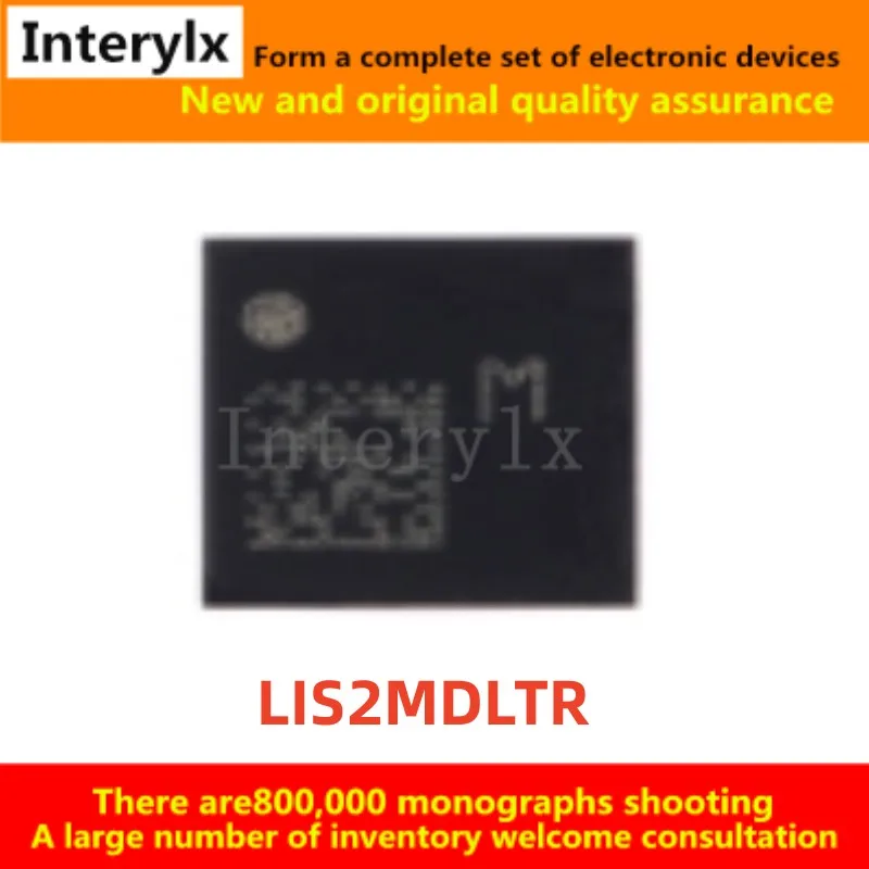 5-20Pcs/Lot New original LIS2MDLTR LIS2MDL LGA-12 digital output magnetic sensor three-axis magnetometer chip