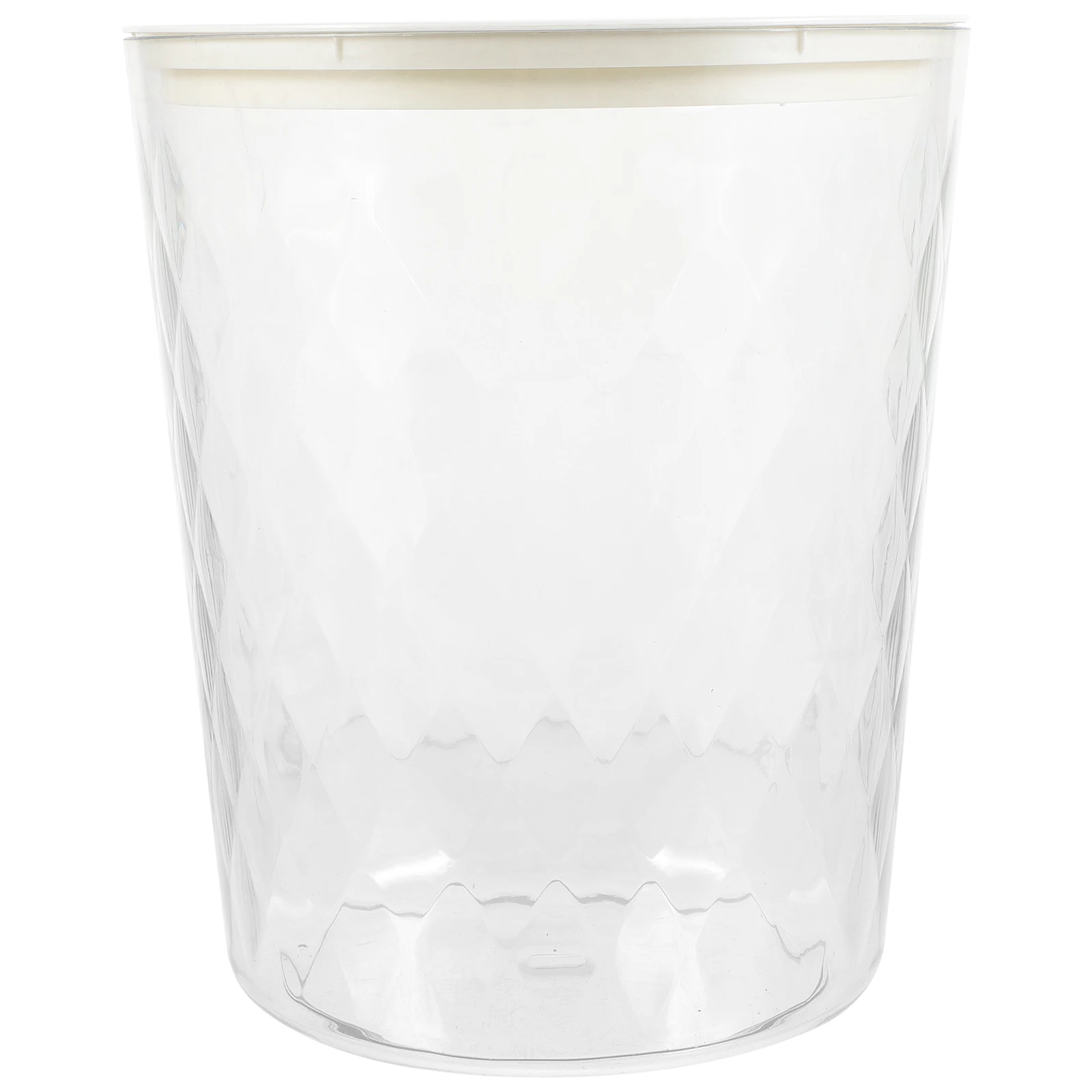 

Sturdy Large Capacity Transparent Trash Can For Bathroom Kitchen Bedroom Home Office Plastic Garbage Bin Household Waste