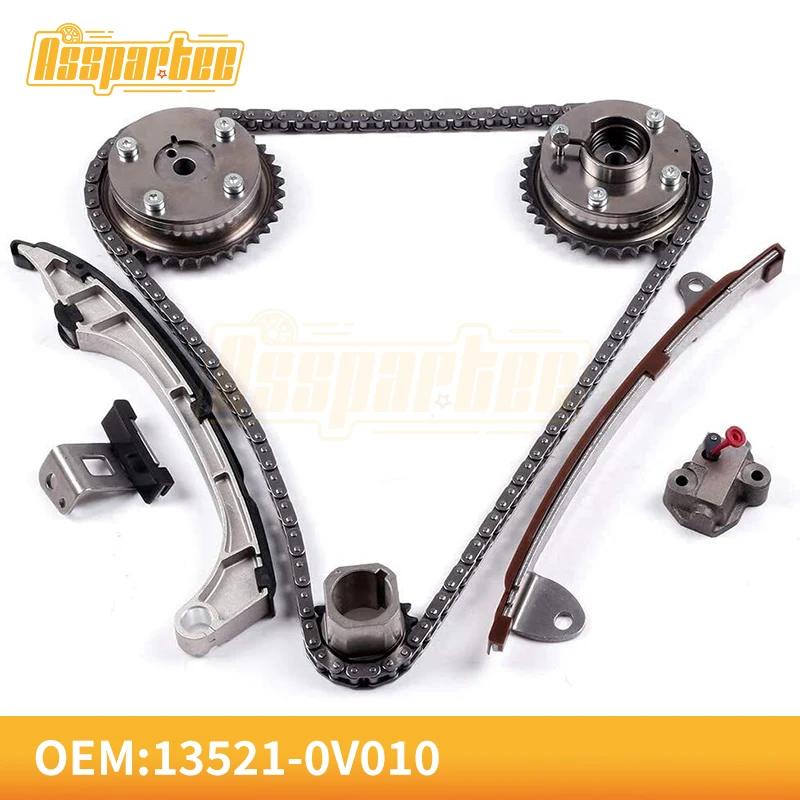 OEM 13521-0V010 Timing Chain Kit VVT For Toyota Camry Highlander RAV4 VENZA ES300H 2.5L 2.7L 13566-36010  135060V010  135400V030