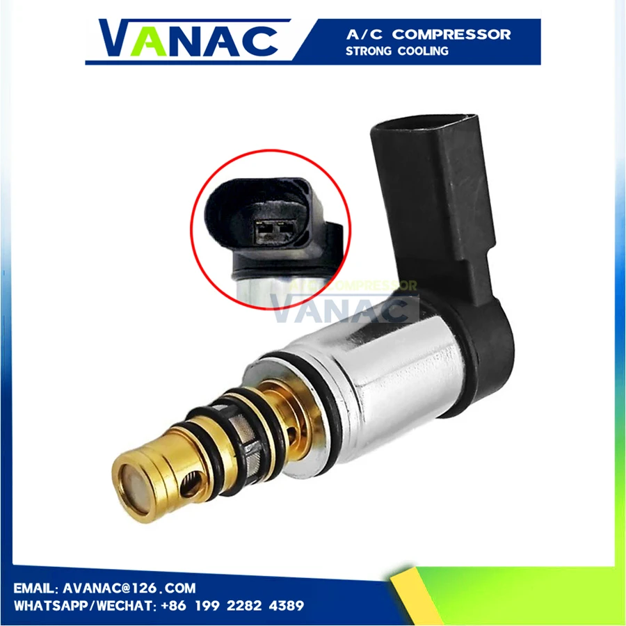 AC Compressor Control Valve for AG 5Q0 820 803E 5Q0820803E Volkswagen AUDI 1K0 820 808B  SANDEN PXE16 Valvula Torre 1K0820808B