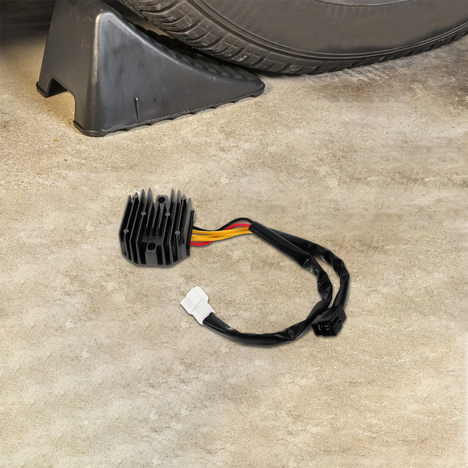 

Universal Motorcycle Voltage Regulator Rectifier Kit Durable Stabilizer Scooters Moped Stabilizer Supplies Adjustable Cable