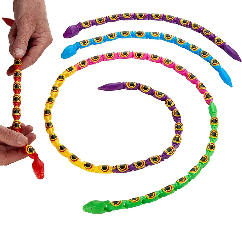 Nieuw en grappig simulatiespeelgoed voor kinderen Twist Snake Party Party Prank Joint Snake Toy Objet Insolite Cosas Raras Vakantiecadeau