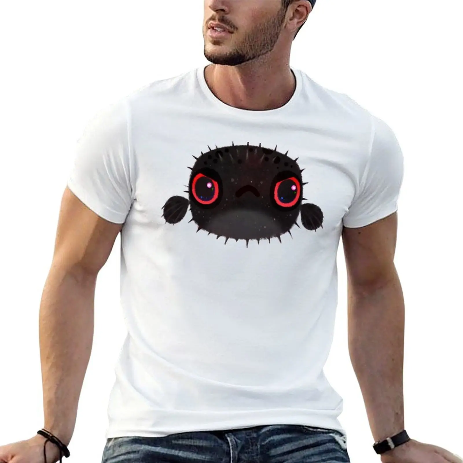 

Angry puffer T-Shirt anime tshirt t shirt man designer T-Shirt