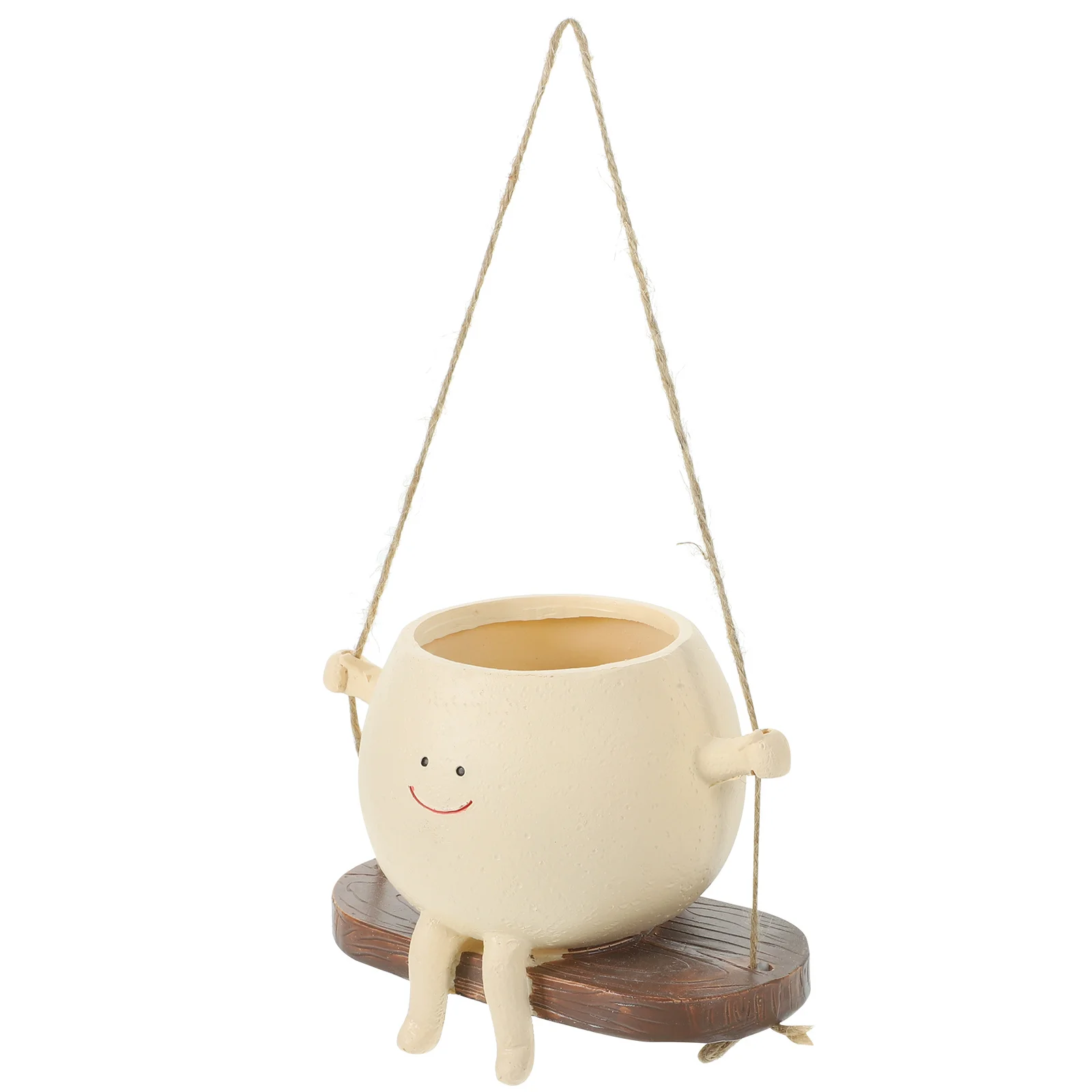 

Hanging Planter Resin Small Succulent Durable Lightweight Indoor Outdoor Garden Decoration Hanging Planter