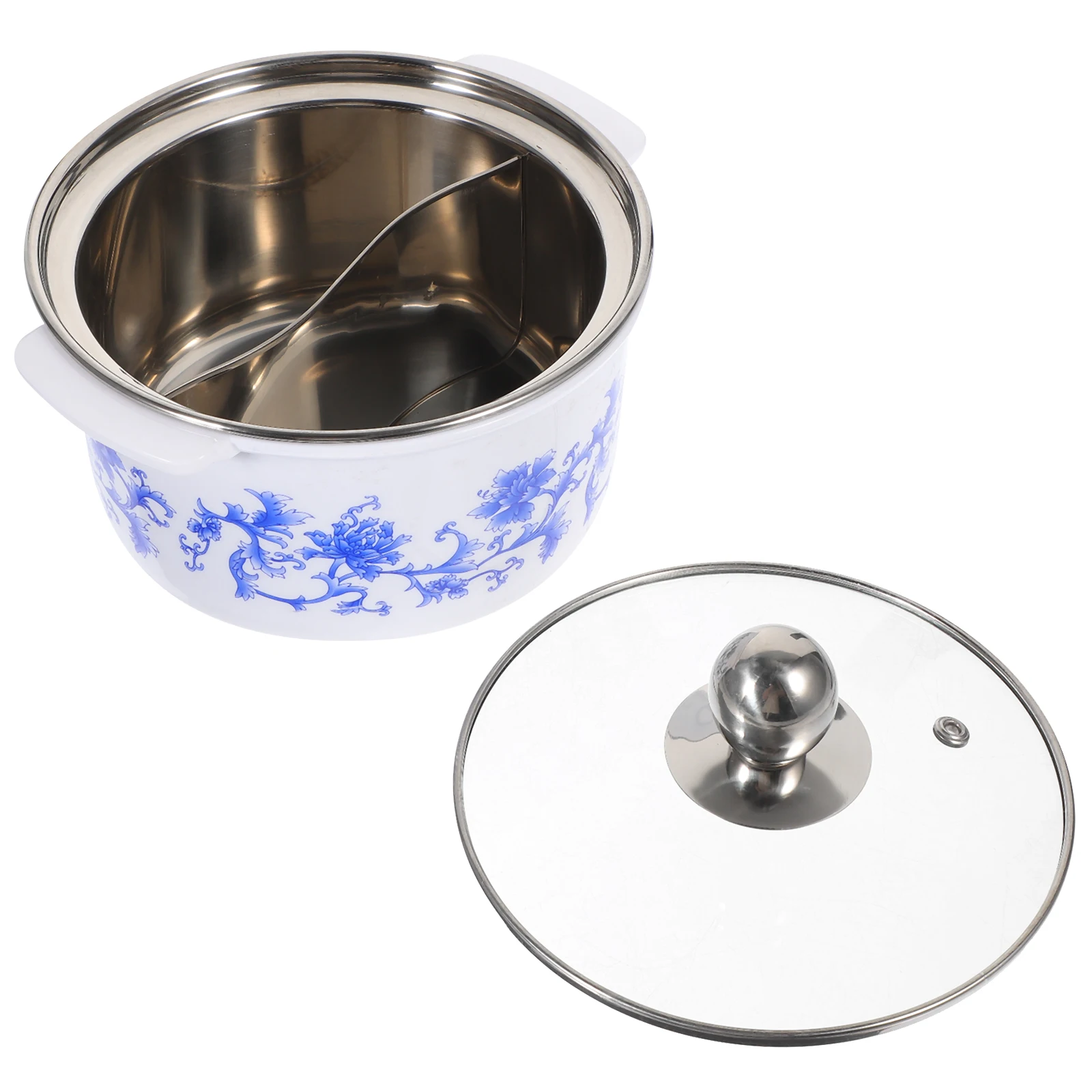

Small Hot Anti Scald Stainless Steel Soup with Lid for Stove Top Cooking Pots Pasta Pot Milk Pot Induction Cooker Compatible