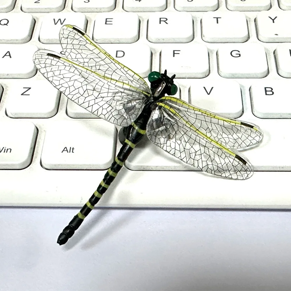 Simulation Dragonfly Mosquito 12/6.5cm  Repellent Mini Dragonfly Ornament Simulation Dragonfly Animal Model for Outdoor Garden