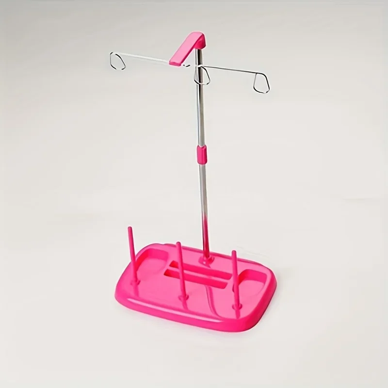 1pc Home Sewing Machine Thread Rack, Upgraded Lock Type Triple Spool Holder,Dual Thread Stand,Practical Sewing Machine Accessory