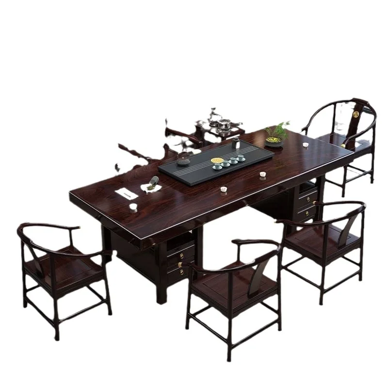

Office and household tea table Flat integrated tea table New Chinese style