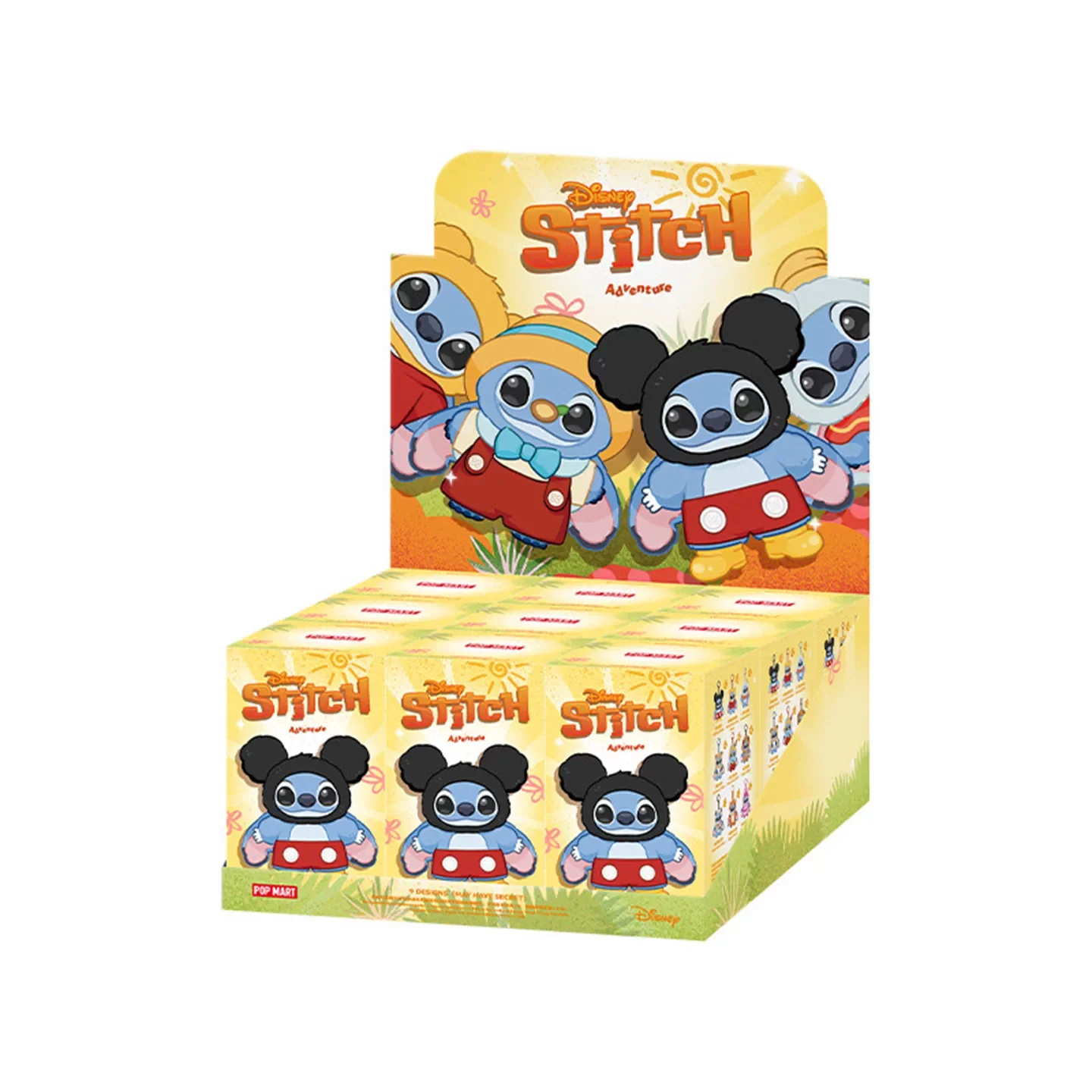 

Genuine New Pop Mart Disney Stitch Adventure Series Cute Vinyl Plush Pendant Blind Box Toys Mystery Gifts For Girl