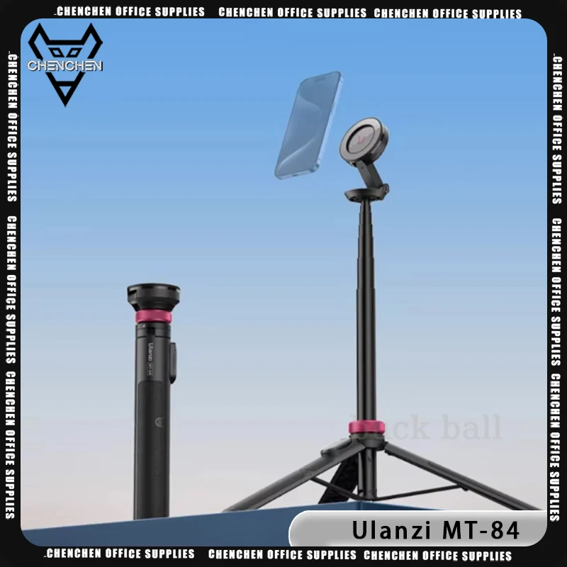 Ulanzi MT-84 1.53M Magnetic Selfie Stick Tripod Wireless Bluetooth Remote Phone Extension Tri Phone Live Streaming Vlog Custom