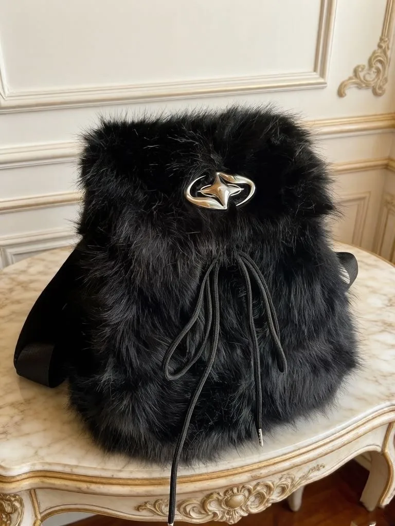 

Модная и милая сумка для девочек-подростков, плюшевая сумка, простая универсальная повседневная сумка-рюкзак для женщин, сумка через плечо.