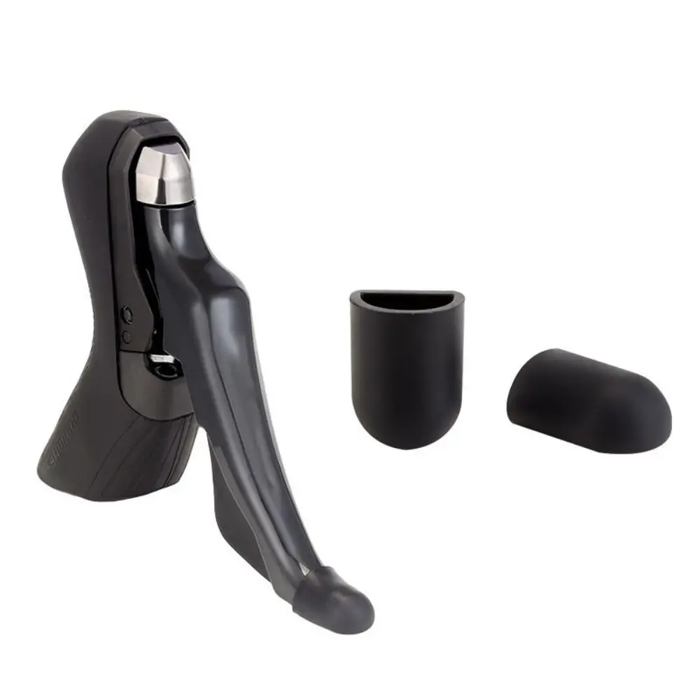 

1 пара нескользящих чехлов для велосипедного тормоза, съемный силиконовый защитный чехол для рычага переключения передач, многоцветный эластичный чехол для руля