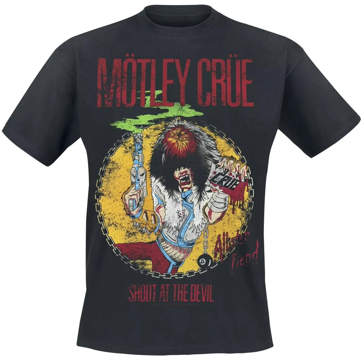 Camiseta Mötley Crüe Too Fast for Love 2026, Camiseta Glam Rock con Estampado de Calavera Alada y Pistón, Merchandising para Fans de la Banda Estilo Y2K