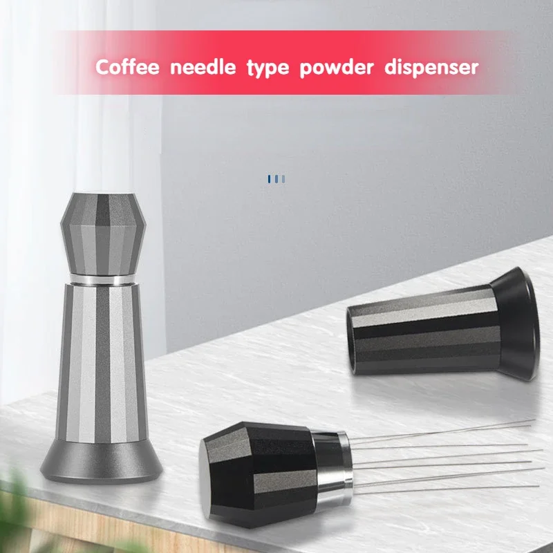 Italian Coffee Machine Cloth Powder Needle Coffee Powder Disperser Aluminum Alloy Agglomerating Needle Type Powder Disperser