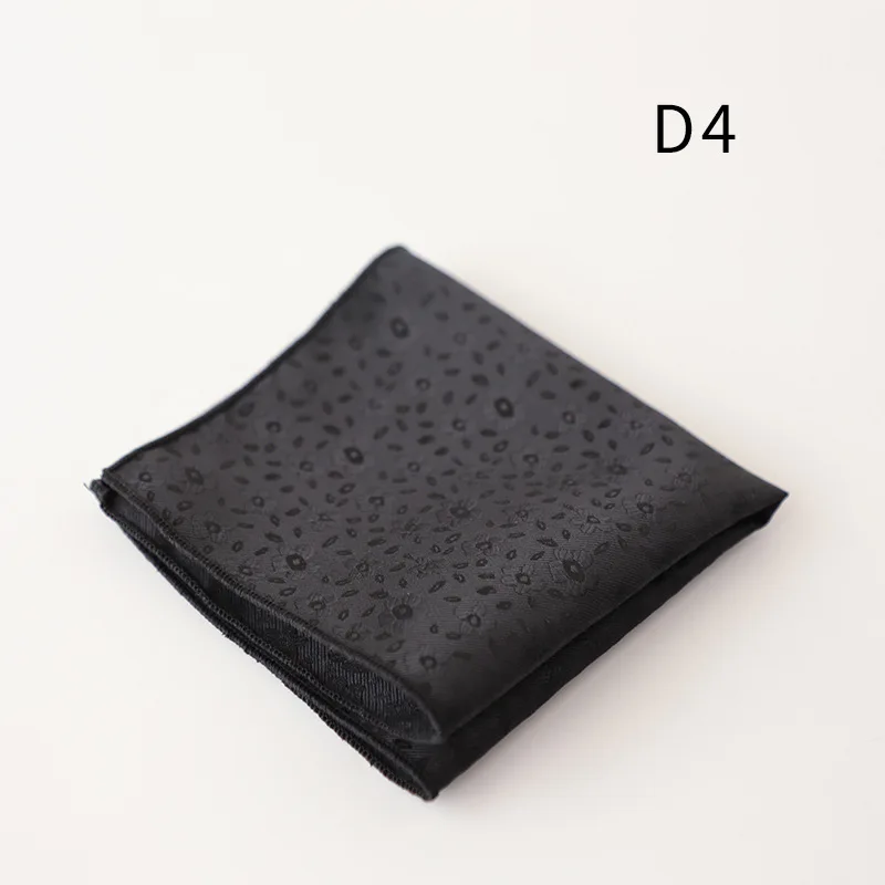 شهم 22 سنتيمتر مربع الجيب الأسود للرجال الأعمال الرسمية منديل البريطانية البوليستر بيزلي النقاط المنديل دعوى وشاح الصدر