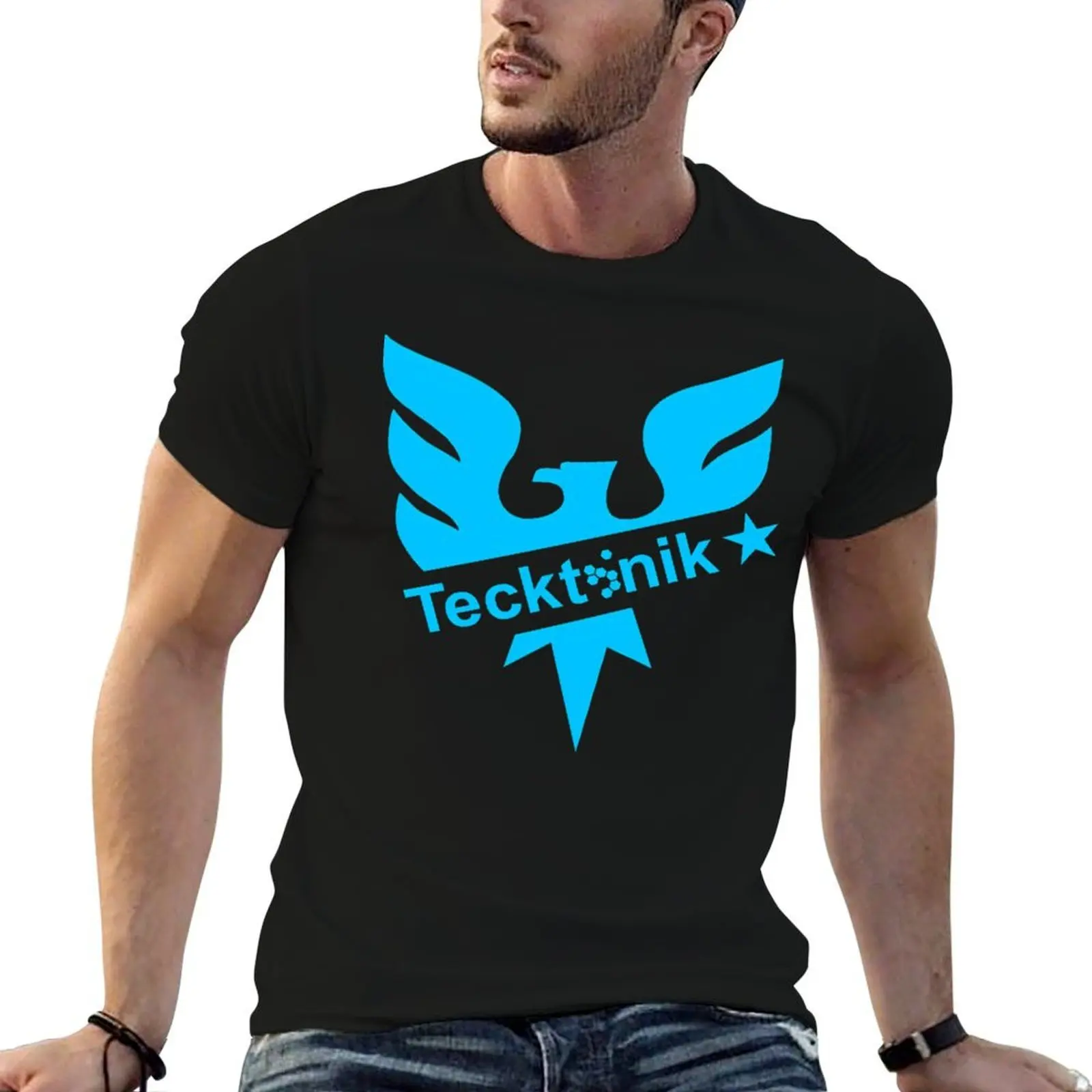 

brand luxury casual t Logo Blue Tektonik shirt 100% man shirts cotton t men man T-Shirt graphic shirt - t