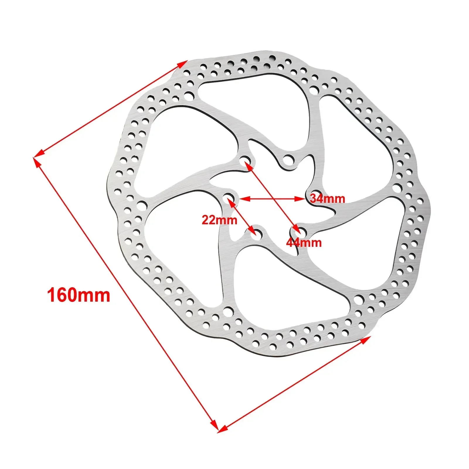 Bicycle MTB Bike 160MM Brake Disc For Ninebot For Kugoo Electric Scooter 44 Disc Brake Electric Scooter Accessories