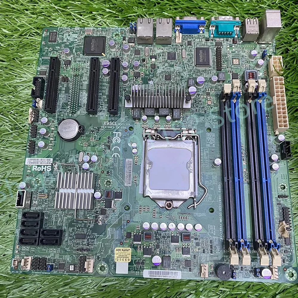 

Серверная материнская плата X9SCL LGA1155 DDR3 SATA 2,0 PCI-E 3,0 USB 2,0 Xeon E3-1200 V1 V2 Series