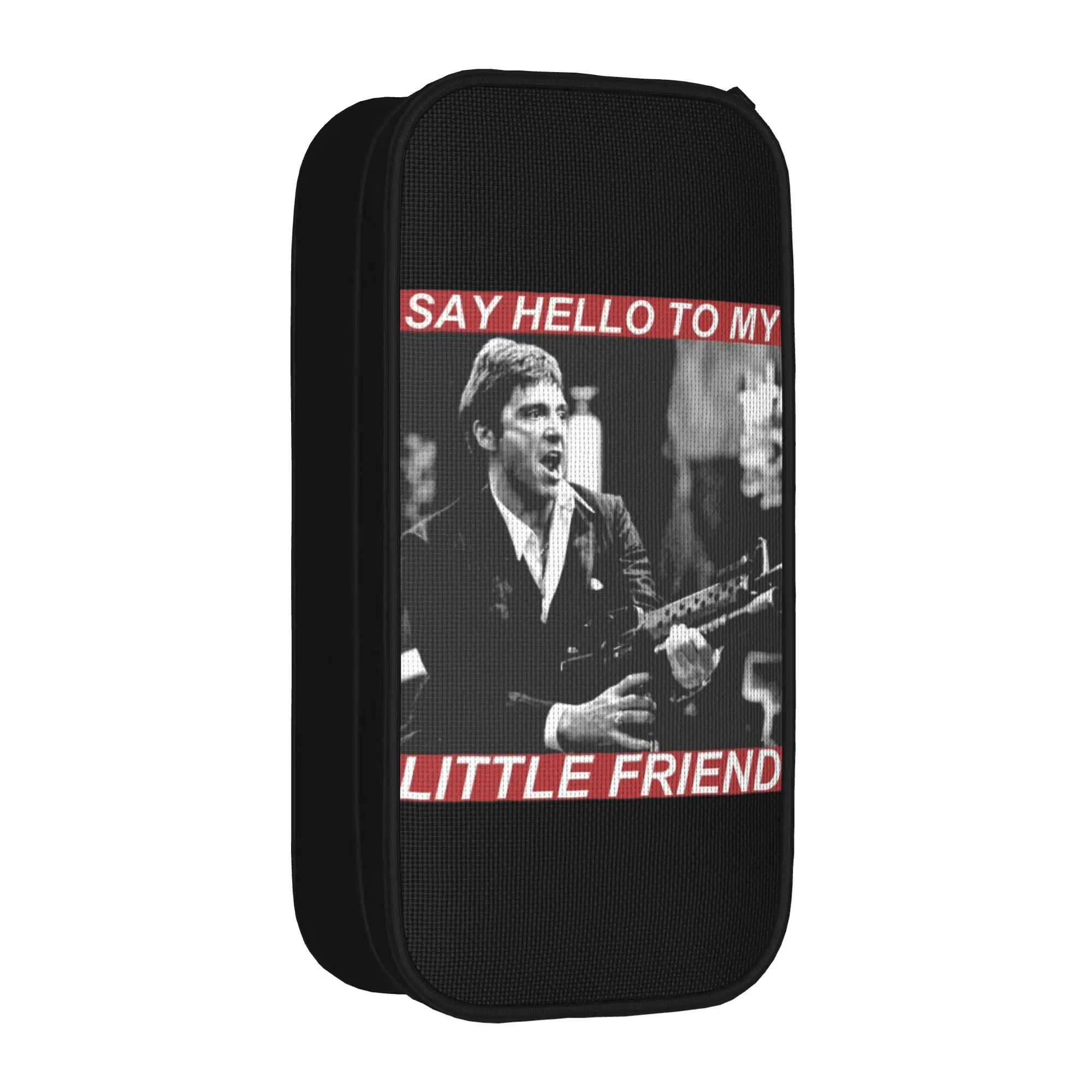 Tony Montana Pencil Cases Classic  Scarface Movie Pen Bags Girl Boy Large Storage School Supplies Zipper Pencil Pouch