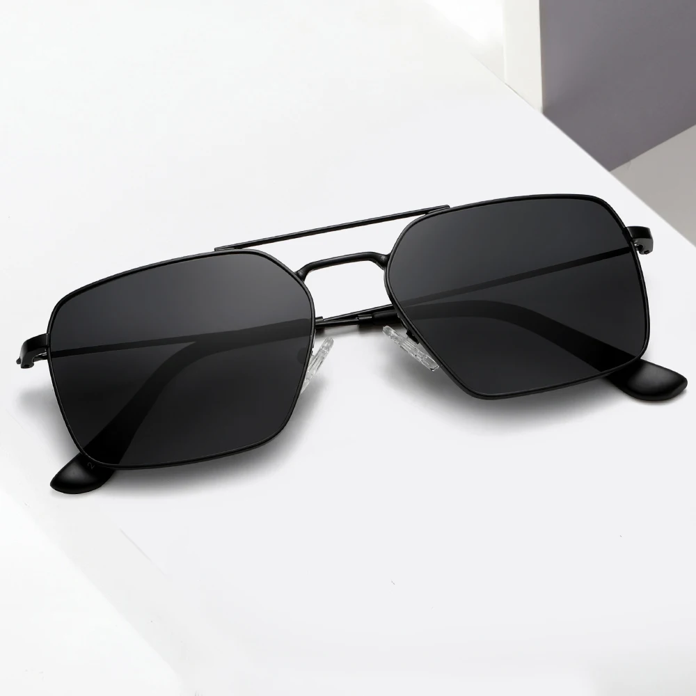 

GREY JACK Polarized Retro Metal Aviator Sunglasses Slim Frame Trendy Appeal UV400 Lens 2838