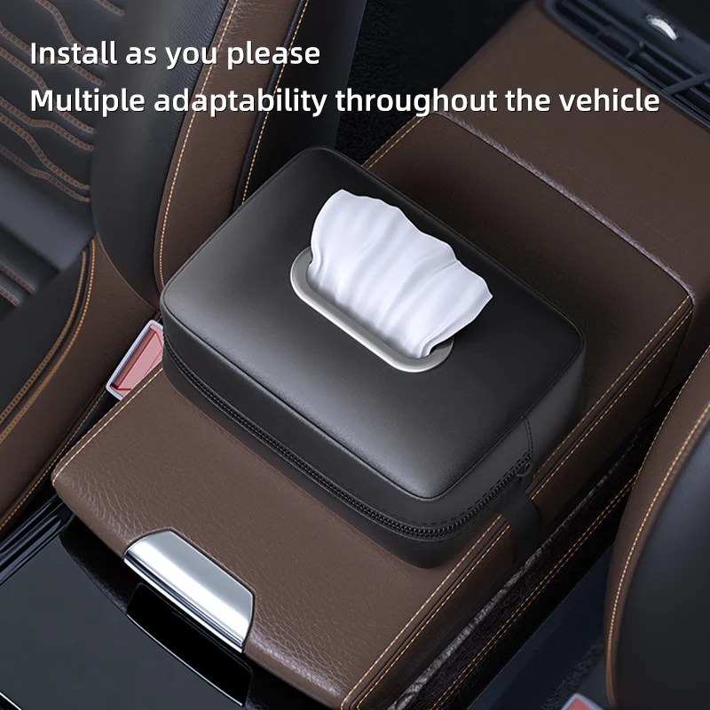 Car Tissue Box Holder for Volkswagen VW GOLF 4 5 6 7 8 MK4 MK5 MK6 MK7 MK8 POLO 6R 6C 9N Tiguan Passat B5 B6 B7 Car Napkin Box view 5