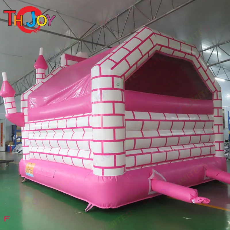 Fast Air Shipping 4x4m Pink Inflatable Bouncer Kids Blow Up Jumping Bounce Bouncy Castle with Blower