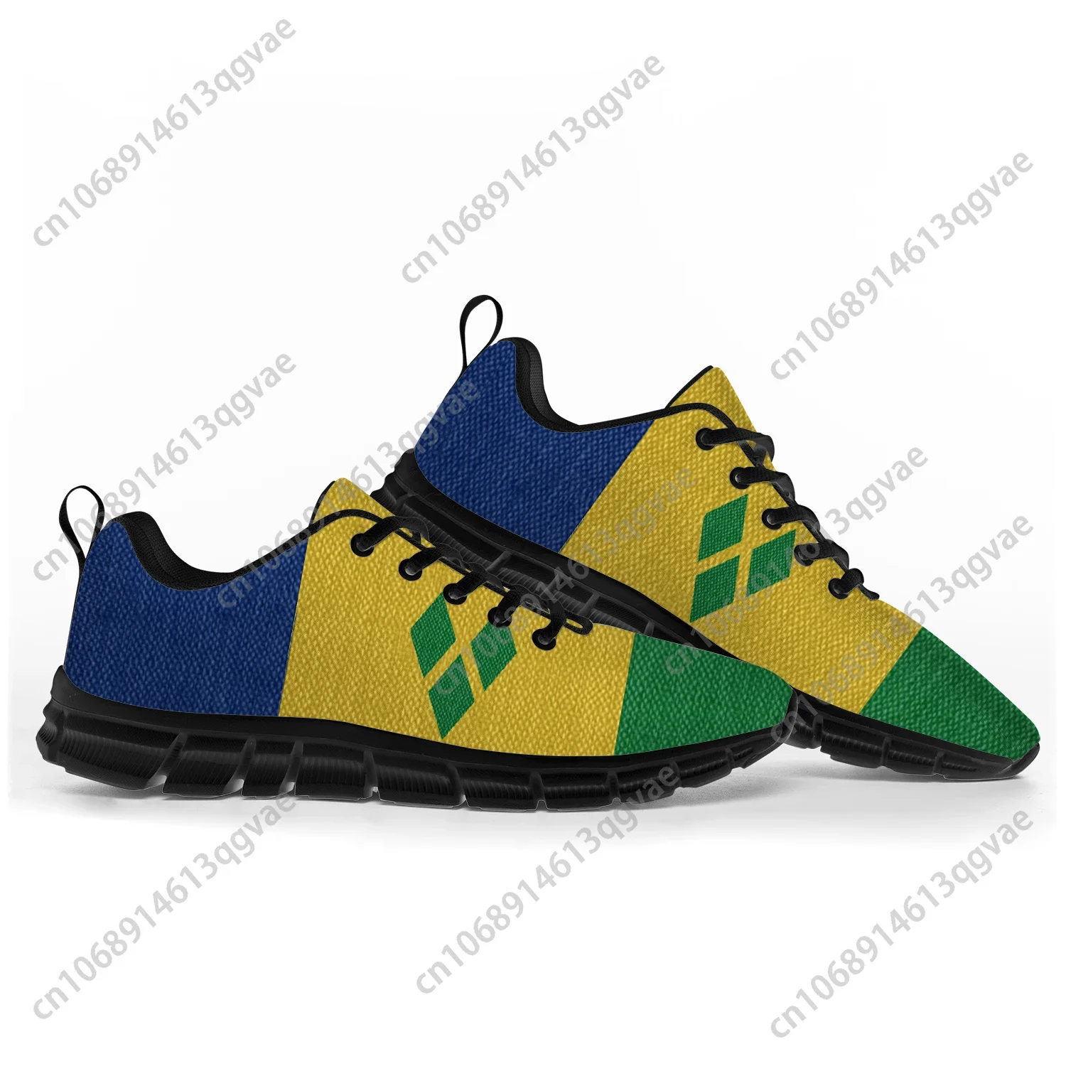 Saint Vincent En De Grenadines Vlag Sportschoenen Tiener Heren Dames Sneakers Custom Hoge Kwaliteit Paar Schoenen