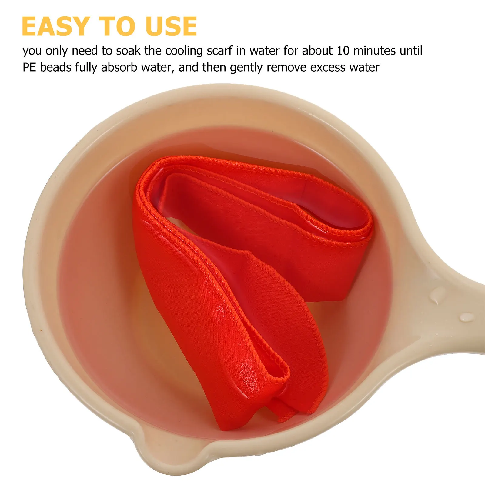 

9Pcs Chilling Scarf Cooling Sports Towel Quick-Dry Absorbent Lightweight Ice Neck Band for Hiking Running Travel