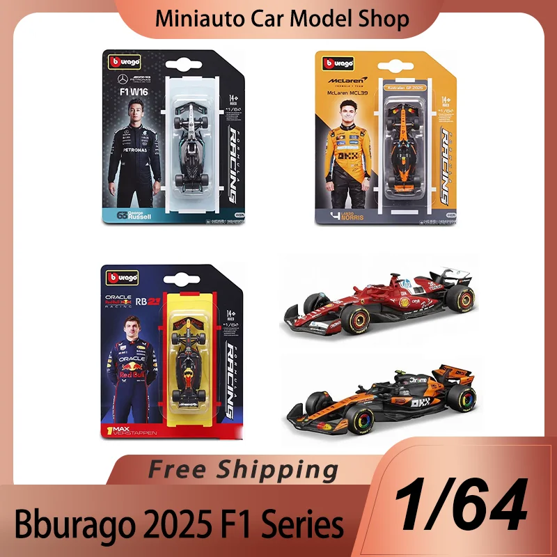 Новинка-в-наличии-bburago-1-64-ferrari-sf25-миниатюрная-литая-под-давлением-модель-из-сплава-2025-f1-серии-red-bull-rb21-formula-гоночный-автомобиль-игрушки-﻿-Подарок