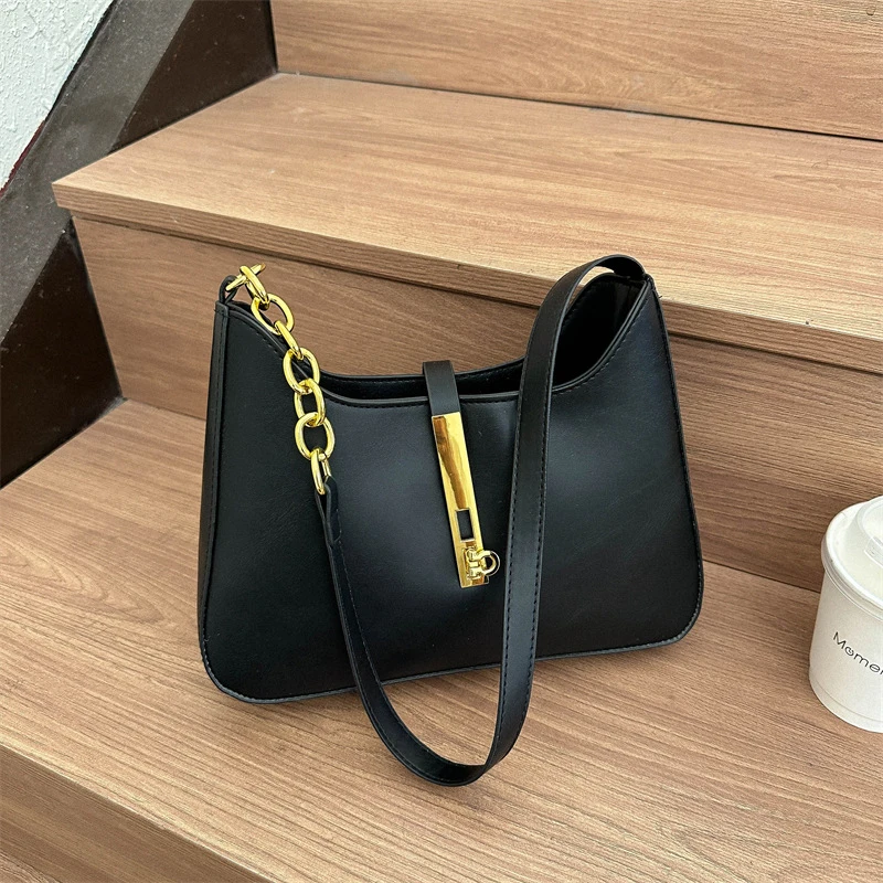 Women's Underarm Bag Brand Designer Zipper Small Handbags Lady Fashion Shoulder Bag PU Leather Casual Hobo Bags