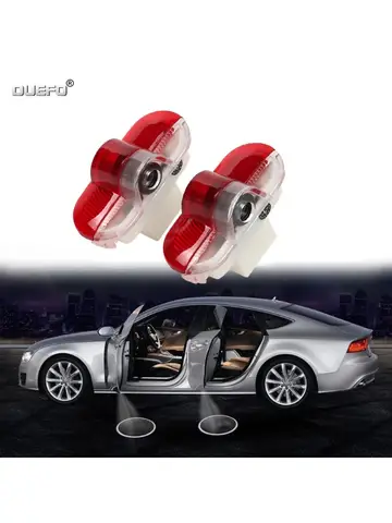 폭스바겐 골프 4 MK4 2004 2005 2006 2007 2008 2009 투란 라비다 비틀 캐디 보라 액세서리용 차량 LED 도어 경고등 프로젝터