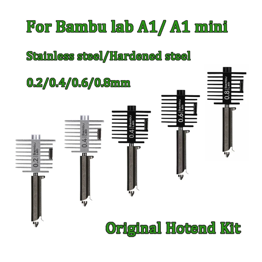 �y�Z�[�����z�I���W�i��A1�z�b�g�G���h�L�b�g�iBambu Lab A1/A1mini 3D�v�����^�[�p�j0.2/0.4/0.6/0.8mm�m�Y���v�����g�w�b�h�iBamboo A1 Mini�z�b�g�G���h�p�j