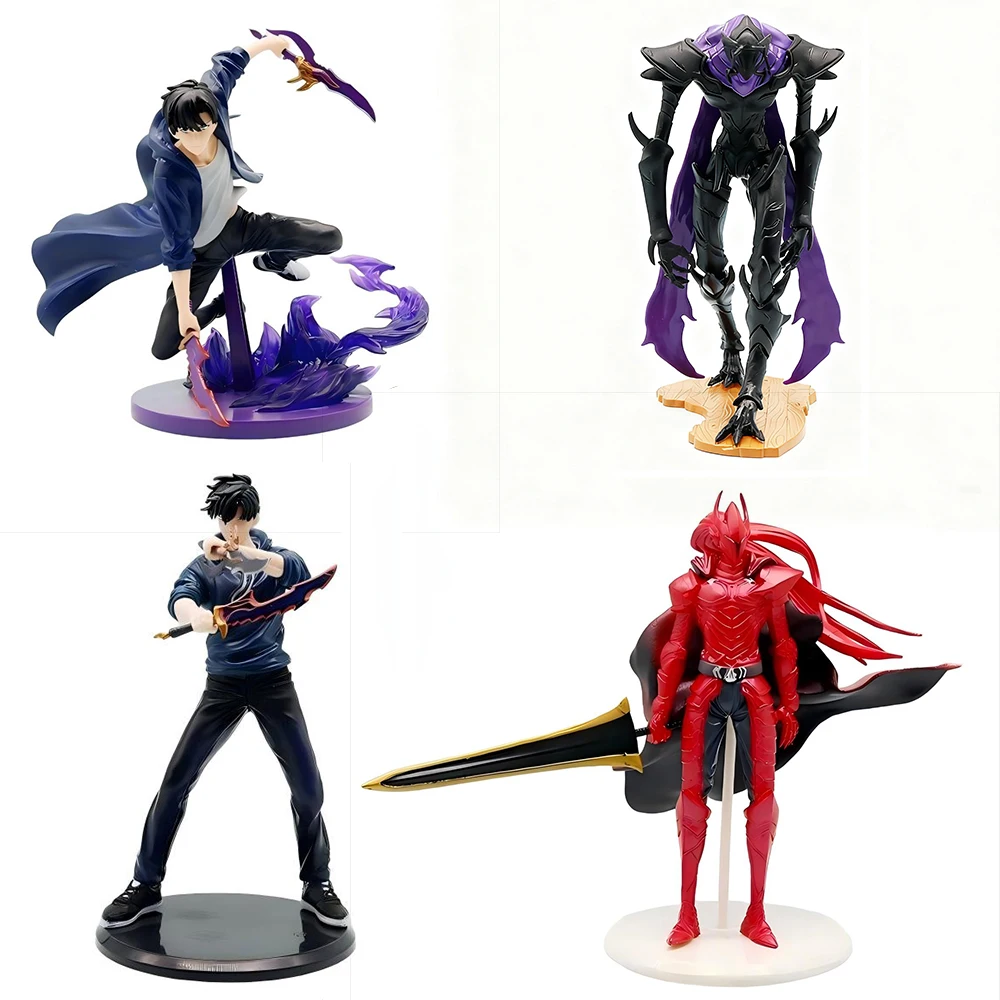 Anime nuevo: I actualizar solo Ant King Bell Anime hecho a mano Shadow King juego Jeglit Mech adorno de decoración de escritorio