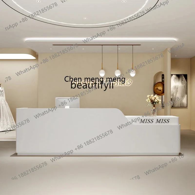 A182 C Beauty salon checkout page company, women's clothing store, hair salon reception desk, clinic bar