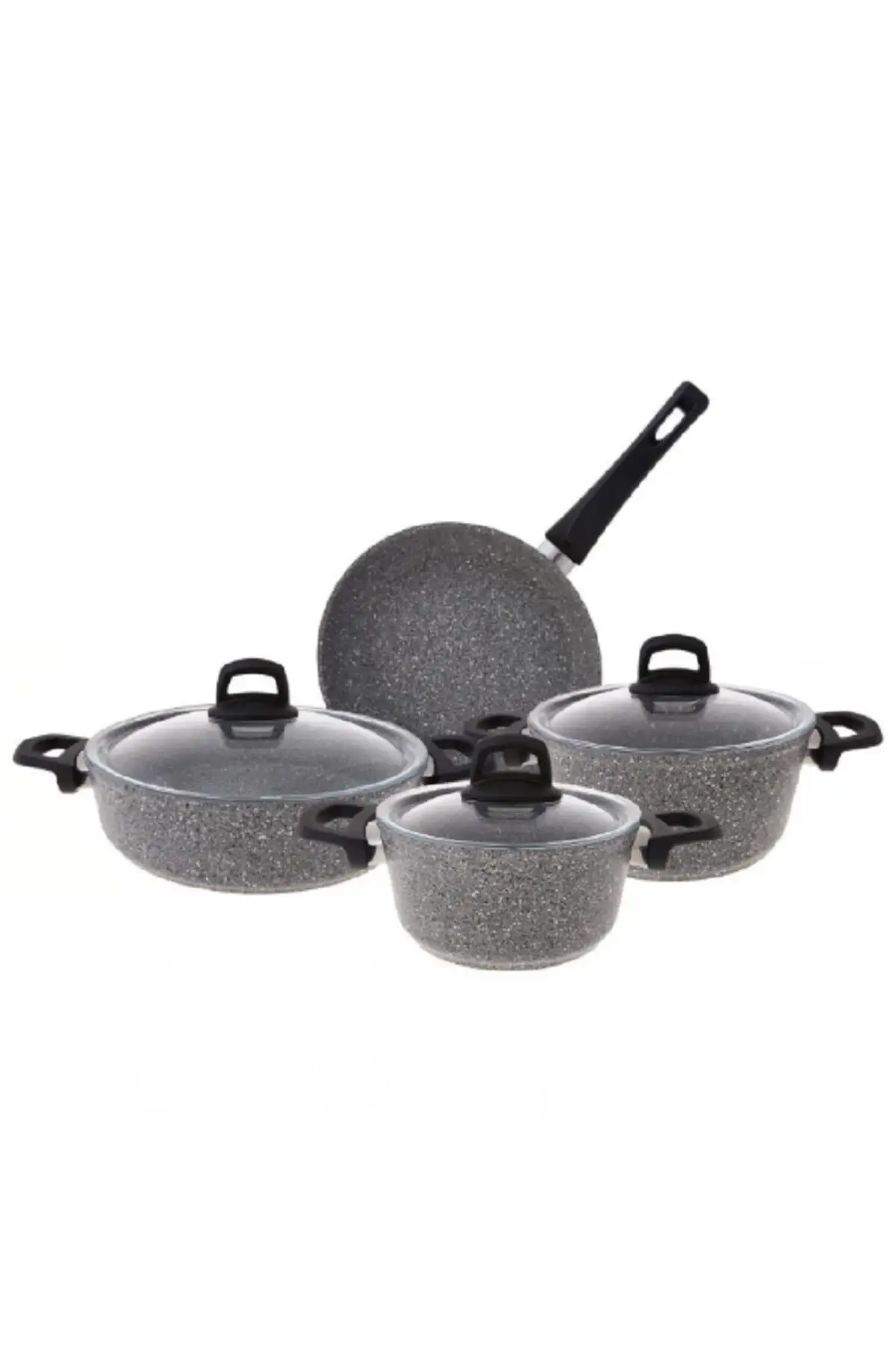 DOLBOVI Cookware Set granite 7 pieces premium granite-s Pro Cookware Set