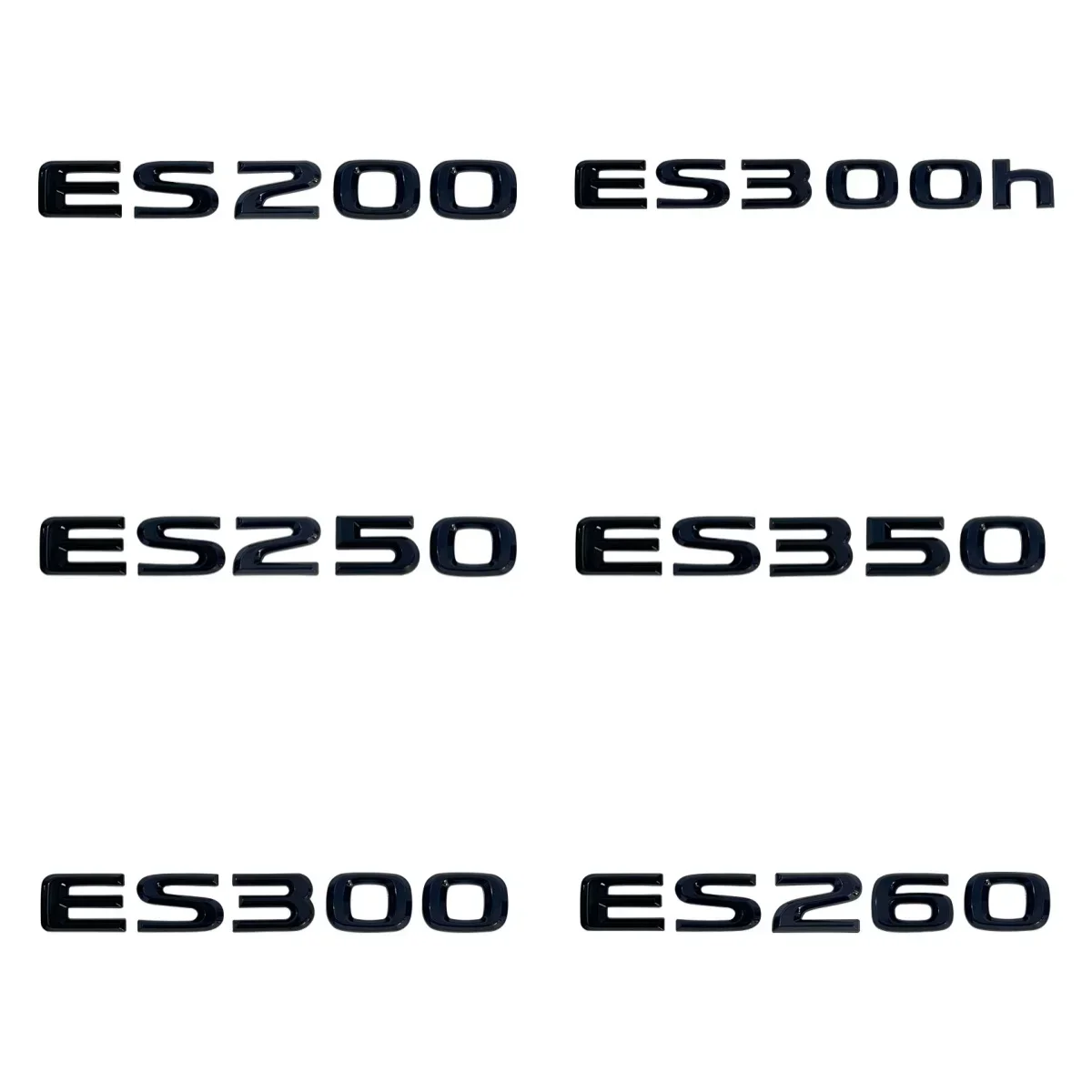 Подходит для Lexus ES260 ES200 ES250 ES300 ES350 ES300h, значок на хвост, декоративная металлическая наклейка с буквами