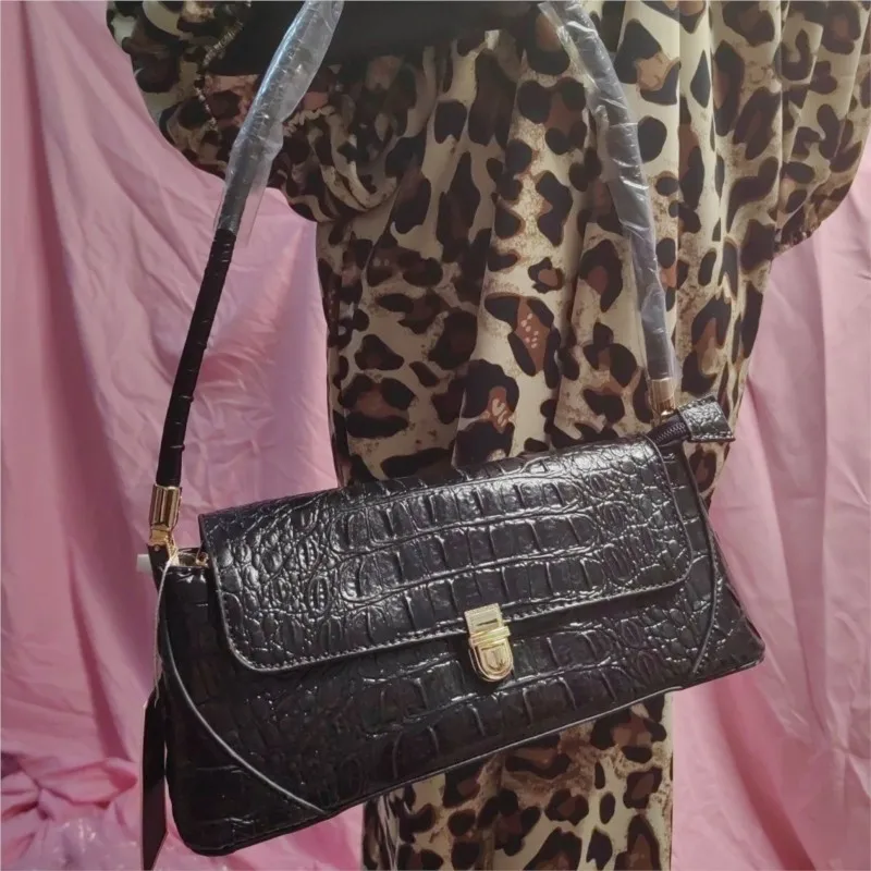 JIAERDI اليابانية الرجعية التمساح تنقش حقيبة يد المرأة Harajuku الساخن الفتيات حقيبة كتف السيدات الفاخرة خفيفة الوزن محفظة Y2k 2025