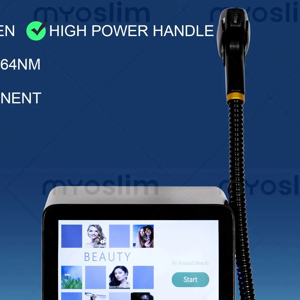 

Portable High Power Ice Cooling Triple Laser 755 808 1064 Device Diode Laser 3Wavelength Painless 808nm Hair Removal Machine