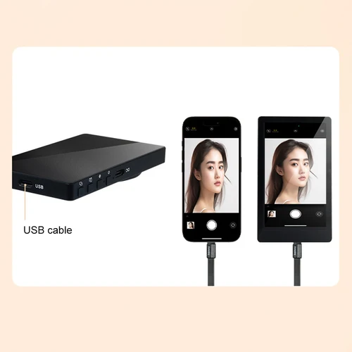 Imagen 2 del producto Pantalla magnética para Monitor de Selfie de teléfono, cámara trasera para teléfono inteligente, Selfie, Vlog, transmisión en vivo para iPhone y Android