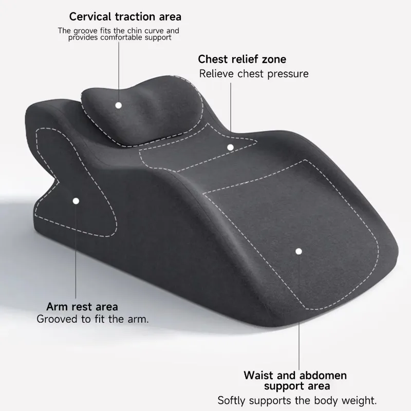 Memory Foam Wedge Pillow Ergonomic Prone Cushions Bed Sleeping Pillow Multi-Purpose Leg Support Pillow for Pain Relief Sofa Pads