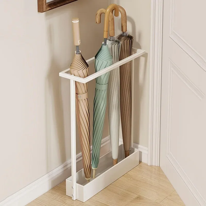 Entrance Umbrella Holder Narrow Metal Umbrella Stand Elegant Indoor Modern Umbrellas Storage Holders Luxury Umbrellas Stands