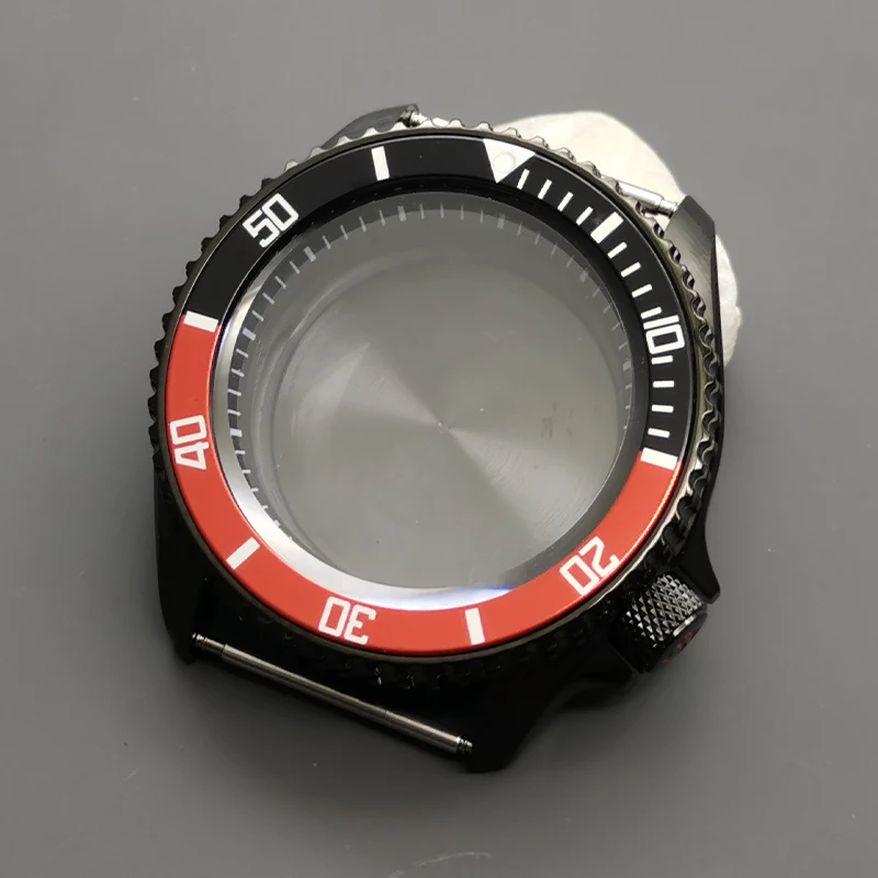 42mm SKX007 Watch Case Sapphire Crystal Glass Fits NH35 NH36 4R 7S Movement 28.5mm Dial With Bezel Insert Men Watch Repair Parts