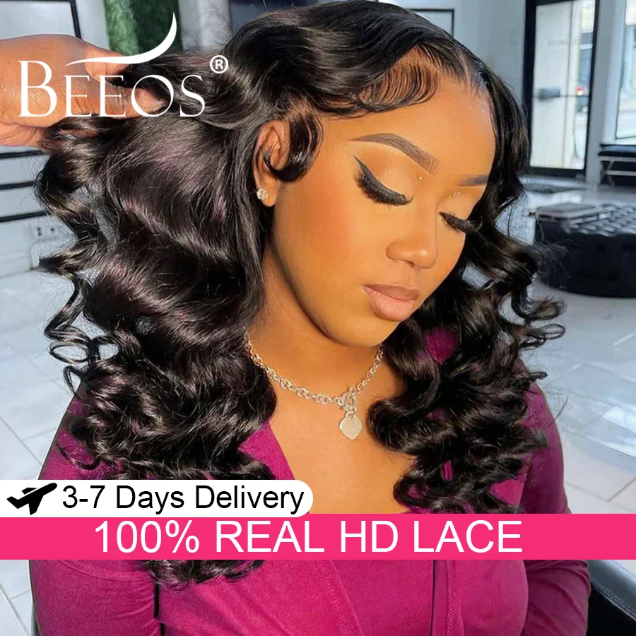 

Ультра облегающие 250% 13x6 HD кружевные полные фронтальные парики из человеческих волос Свободные глубокие волнистые парики из расплавленной кожи Бразильские волосы предварительно выщипанные для женщин