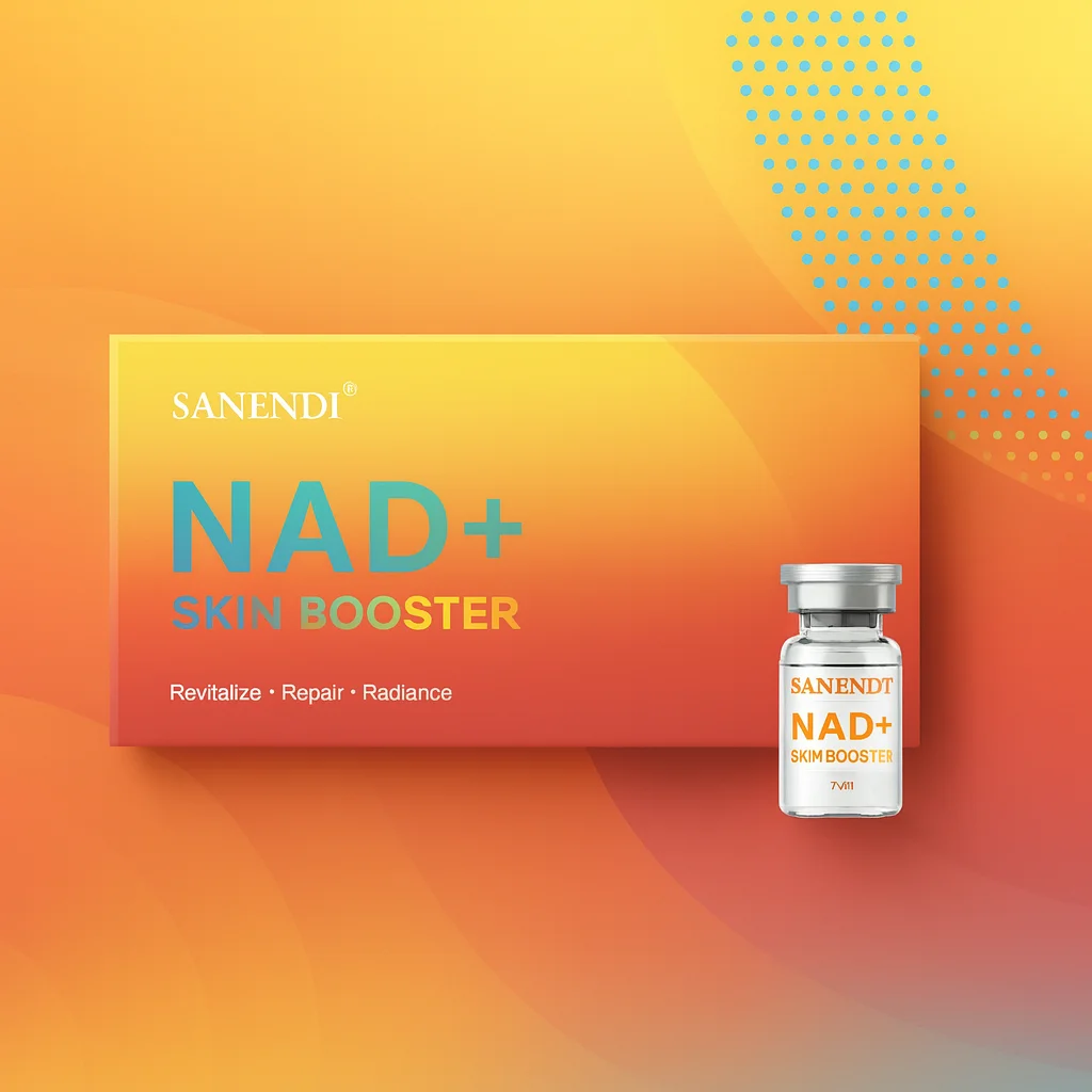 أحدث مصل NAD+ BIO لرفع الوجه PDRN Essence الببتيدات NAD Plus مصل Dr.Pen للشيخوخة والبشرة الباهتة 7 مل * 5 قوارير
