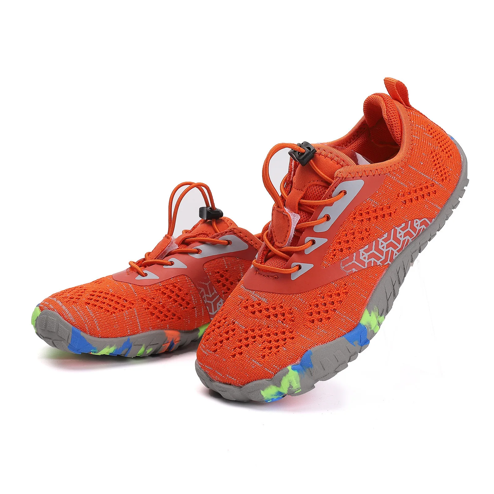 

Summer Children's Low-Top Woven Beach Shoes Flying Swim Fitness Running Wading River Sandals for Kids SIze 31-38