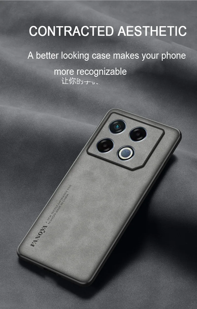 

Luxury Leather Case For Infinix GT 20 Pro Anti Drop Case Anti Slip Cover Infinix GT 20 Pro Mobile Phone Fundas Infinix GT 20 Pro