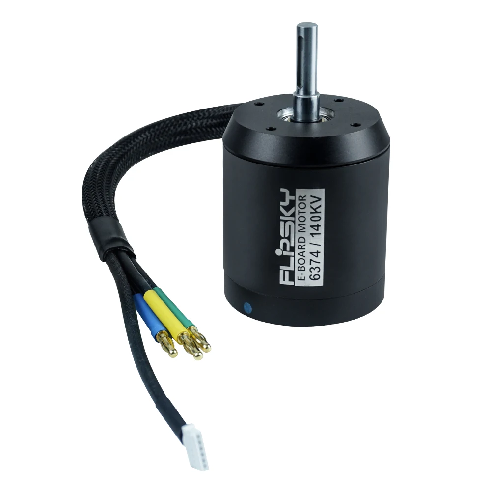 

Flipsky BLDC Belt Motor 6374 140KV 3500W High Power Brushless Controller With D/ R Shaft For Electric Skateboard
