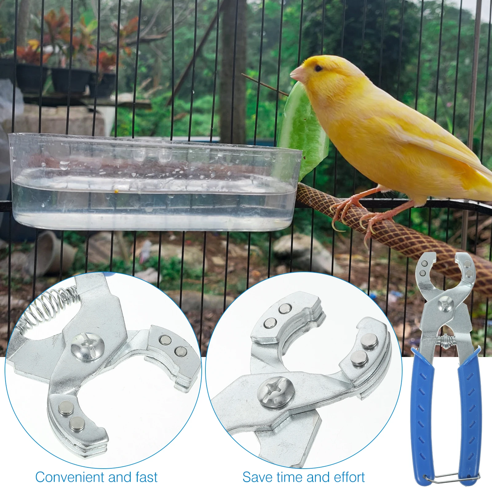 

Poultry Cage Fasten Plier Manual Binding Quick Installation Water Dispenser Easy to Use Reliable Plastic Steel Quality