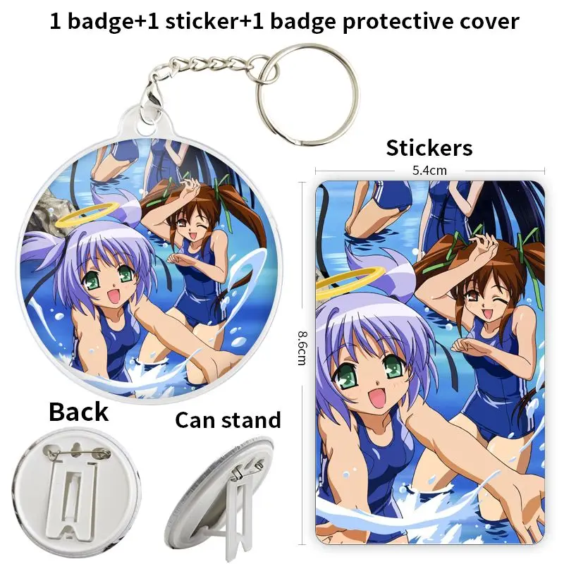 Bokusatsu Tenshi Dokuro-chan Mitsukai Dokuro Game أنيمي شخصية شارة بروش مرساة الأجهزة الطرفية دبوس تلميذ قبعة حقيبة مدرسية